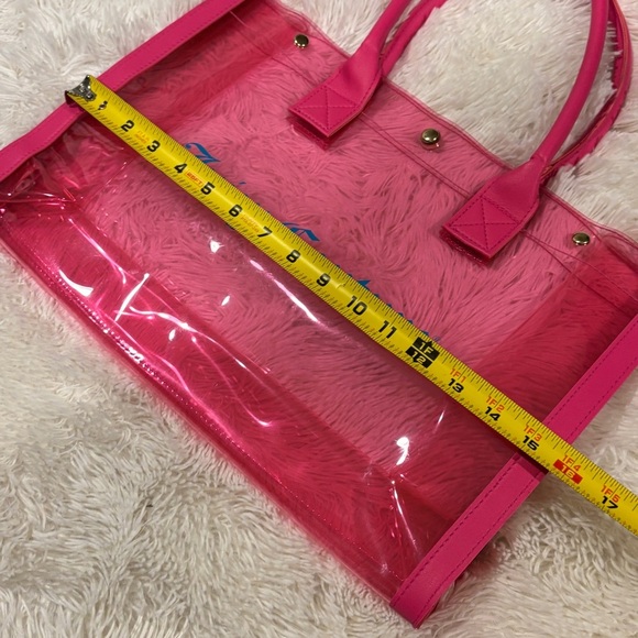Juicy Couture Y2K Pink Clear Tote Bag - Picture 4 of 10